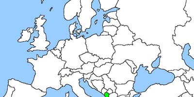 Karta över Albanien karta läge
