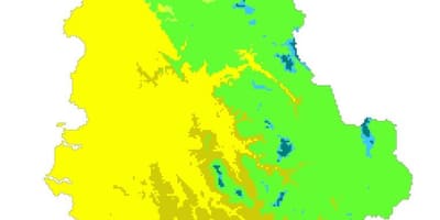 Karta över Albanien klimat